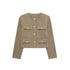 VINTAGE DAMEN LANGARMMJACKE MIT KNOPFLEISTE